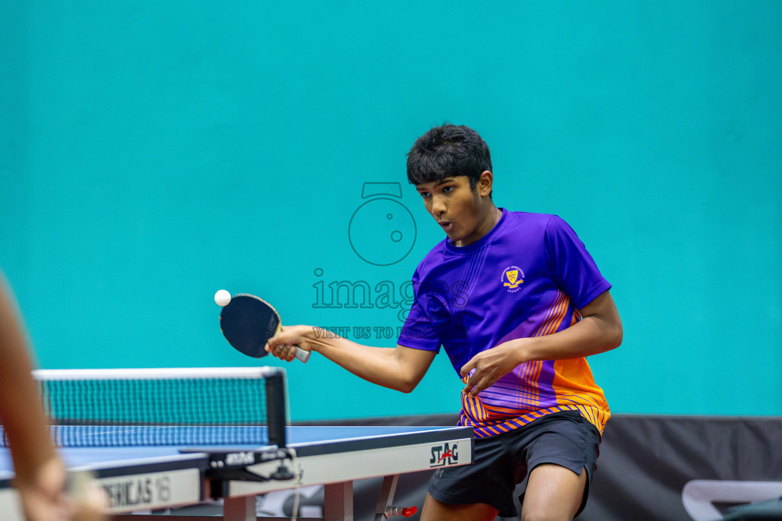 Day 3 of Interschool Table Tennis Tournament 2025 held at Male' TT Hall, Male', Maldives on Saturday, 17th May 2025. Photos By: Mohamed Mahfooz Moosa / images.mv