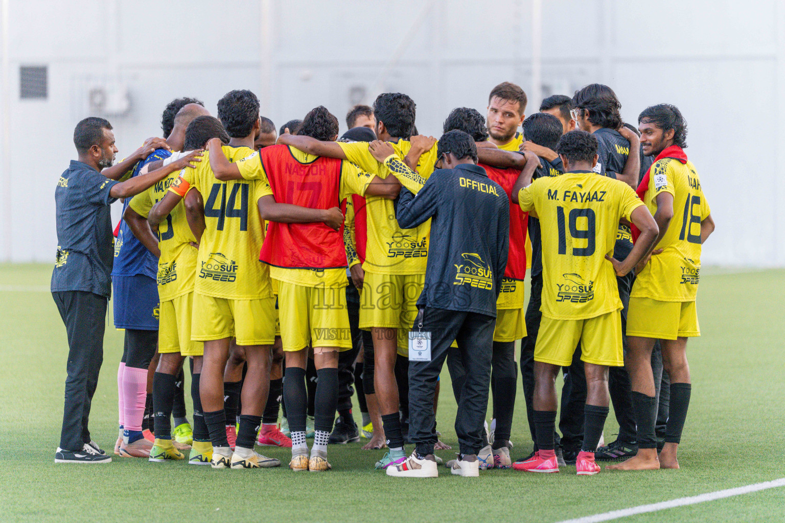 Semi Finals Match 02 Huss Songun FT VS Velaa Sports Club in Day 8 of Eydhafushi Cup 2025 held in Eydhafushi Football Stadium at B. Eydhafushi, Maldives on Saturday, 13th September 2025. Photos: Arif Rasheed / images.mv