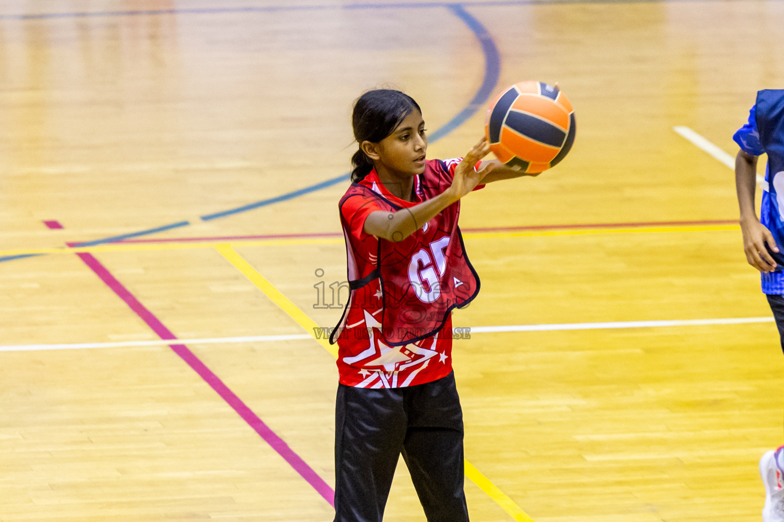 Day 9 of 25th Inter-School Netball Tournament was held in Social Center at Male', Maldives on Monday, 19th August 2024. Photos: Nausham Waheed / images.mv