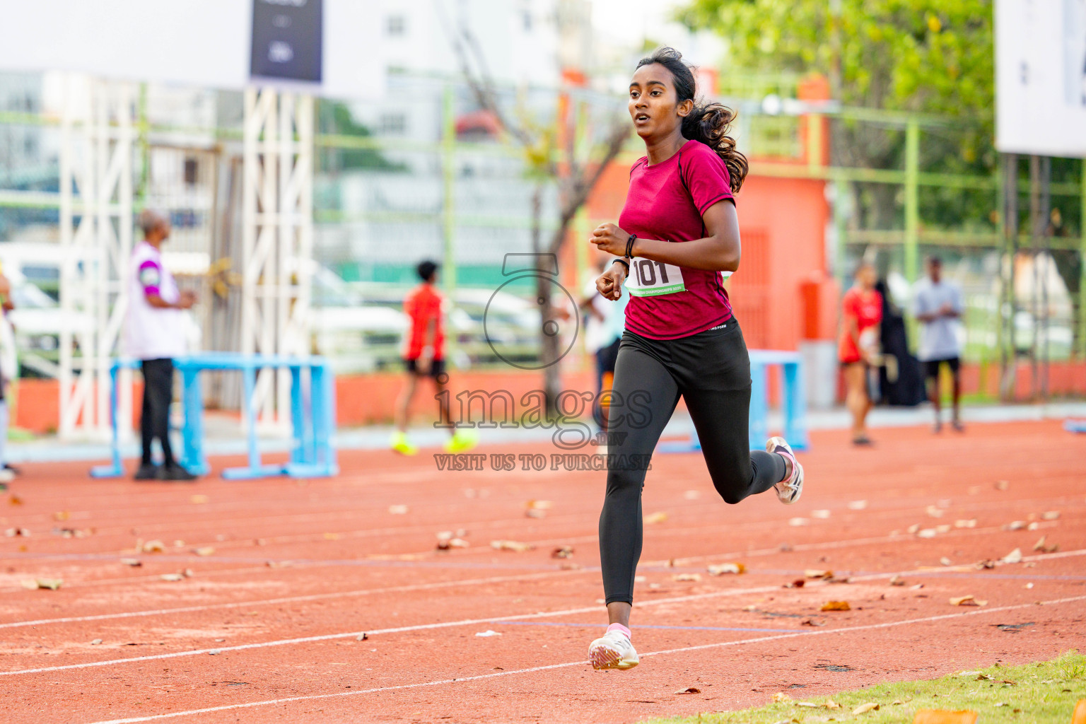 Day 2 of 12th Milo Association Championships was held in Ekuveni Track at Male', Maldives on Friday, 25th April 2025. Photos: Hassan Simah / images.mv