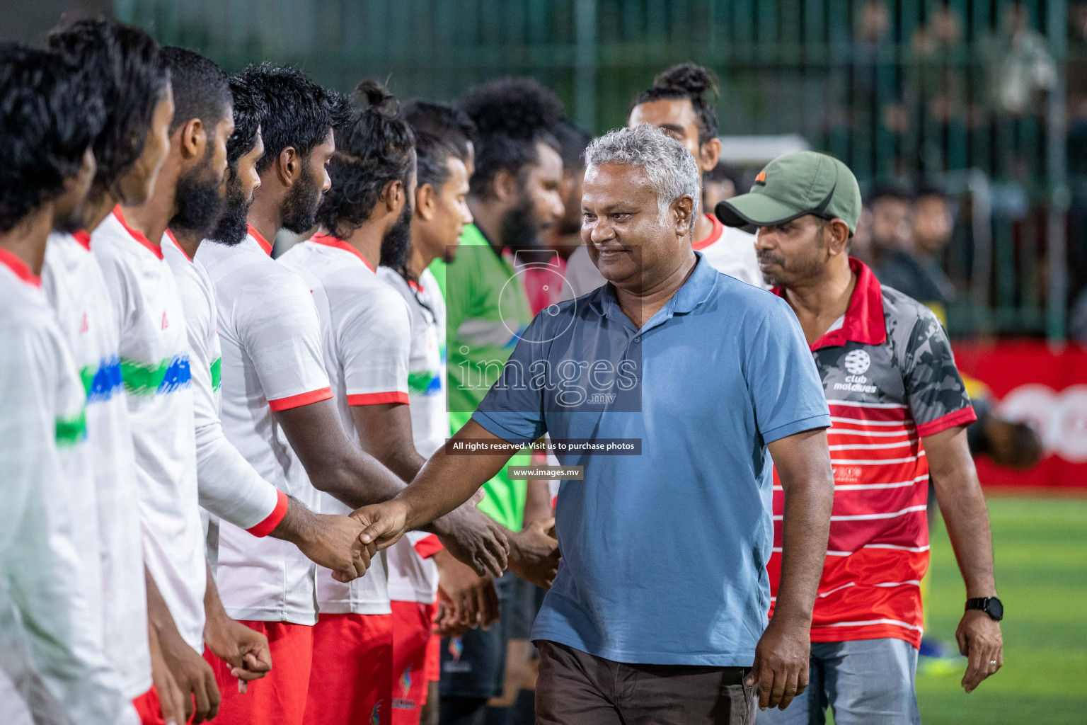 Team FSM Vs Prisons Club in the Semi Finals of Club Maldives 2021 held in Hulhumale, Maldives on 15 December 2021. Photos: Shuu Abdul Sattar / images.mv