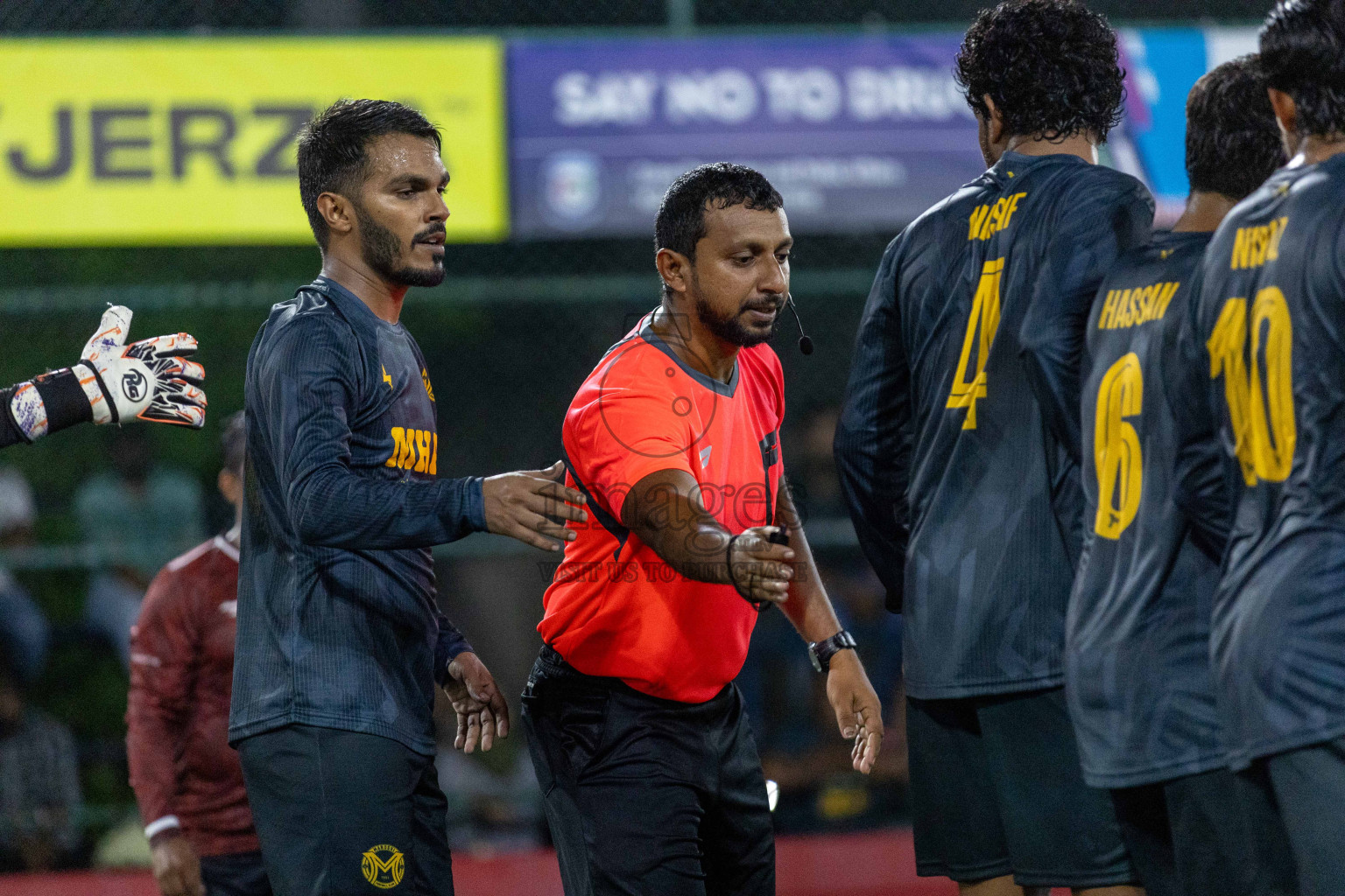 Sh Foakaidhoo vs Sh Maroshi in Day 5 of Golden Futsal Challenge 2024 was held on Friday, 19th January 2024, in Hulhumale', Maldives Photos: Nausham Waheed / images.mv