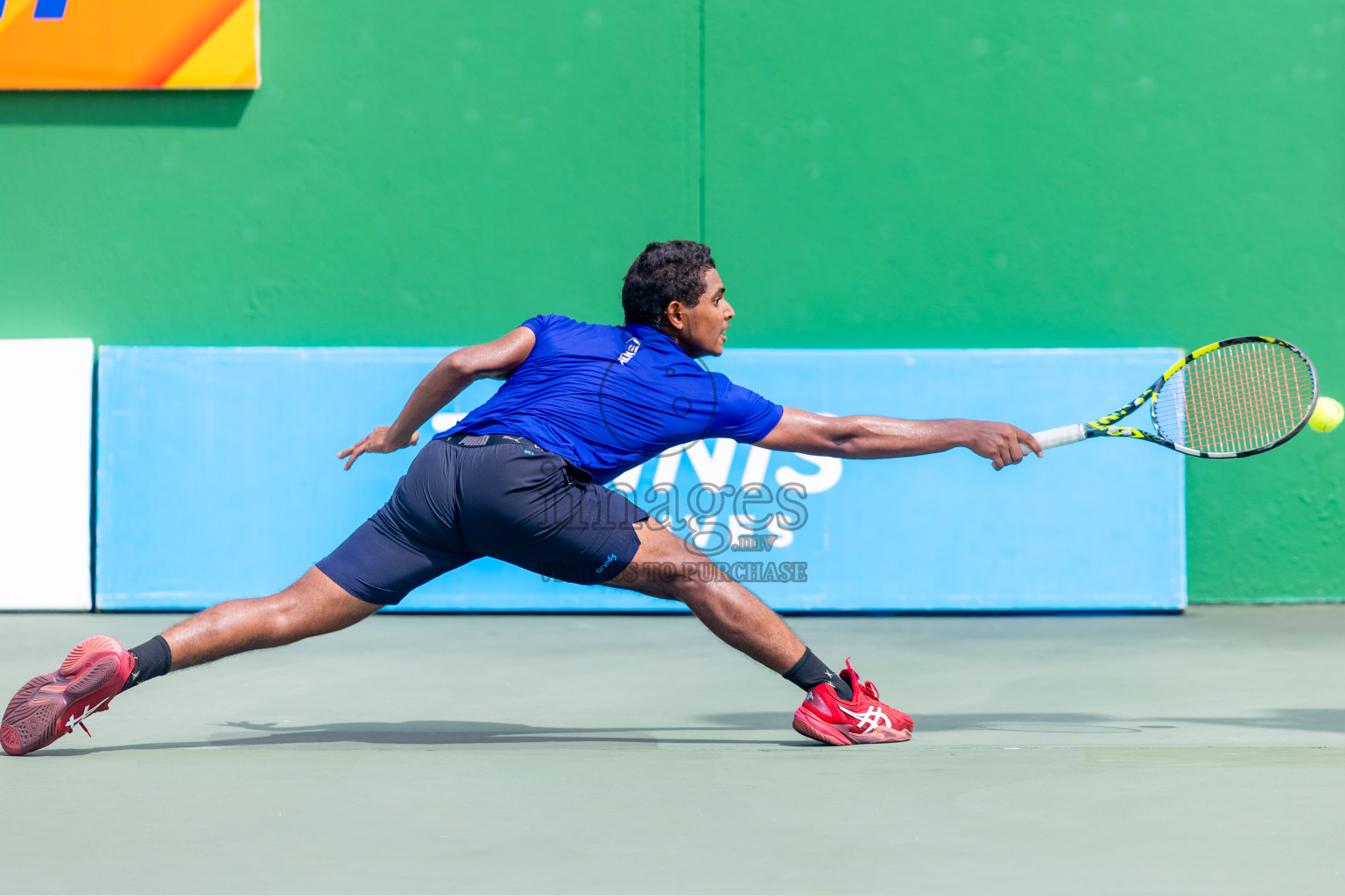 Day 9 of ATF Maldives Junior Open Tennis was held in Male' Tennis Court, Male', Maldives on Friday, 20th December 2024. Photos: Nausham Waheed/ images.mv