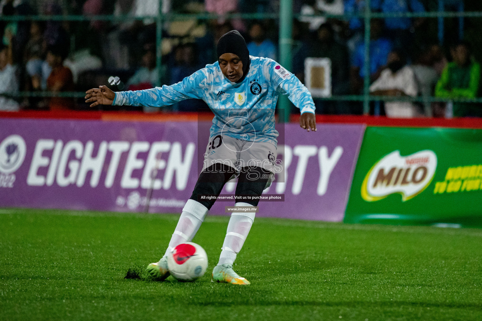 MPL vs Club MYS in Eighteen Thirty Women's Futsal Fiesta 2022 was held in Hulhumale', Maldives on Monday, 21st October 2022. Photos: Hassan Simah / images.mv