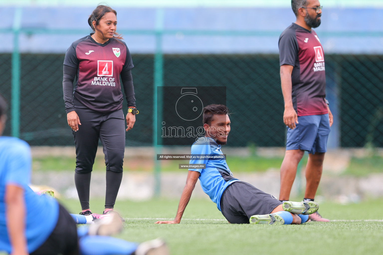 Maldives Practice Sessions on 26 June 2023 before their match in Bangabandhu SAFF Championship 2023 held in Bengaluru Football Ground