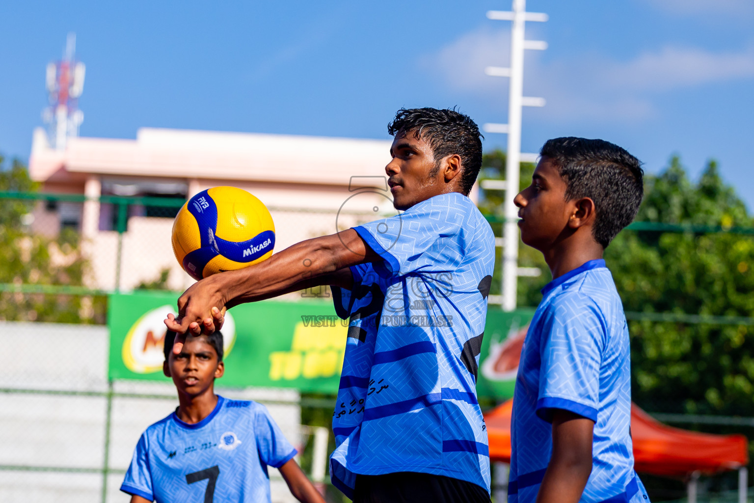 Day 13 of Interschool Volleyball Tournament 2024 was held in Ekuveni Volleyball Court at Male', Maldives on Thursday, 5th December 2024. Photos: Nausham Waheed / images.mv