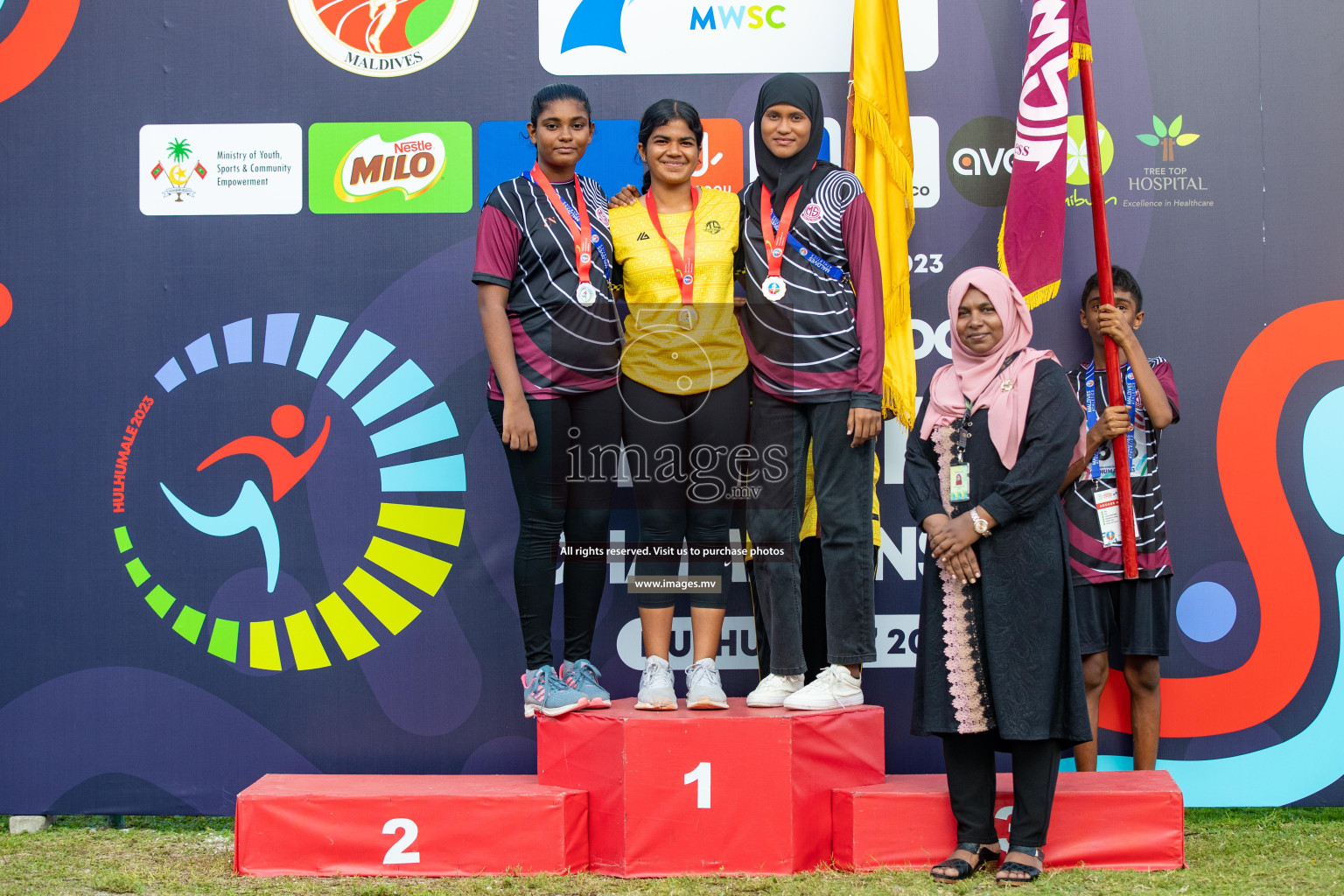 Day five of Inter School Athletics Championship 2023 was held at Hulhumale' Running Track at Hulhumale', Maldives on Wednesday, 18th May 2023. Photos: Nausham Waheed / images.mv