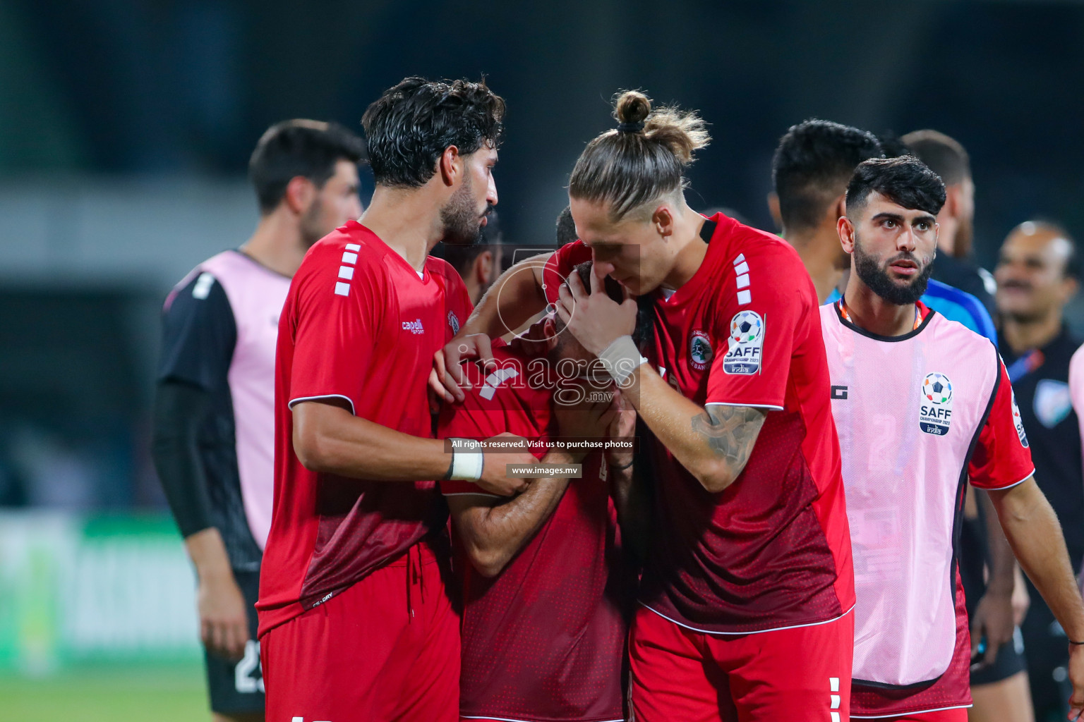 Lebanon vs India in the Semi-final of SAFF Championship 2023 held in Sree Kanteerava Stadium, Bengaluru, India, on Saturday, 1st July 2023. Photos: Nausham Waheed, Hassan Simah / images.mv