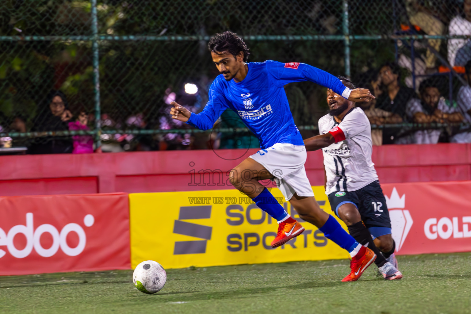 S Hithadhoo vs S Maradhoofeydhoo in Day 21 of Golden Futsal Challenge 2024 was held on Sunday , 4th February 2024 in Hulhumale', Maldives
Photos: Ismail Thoriq / images.mv