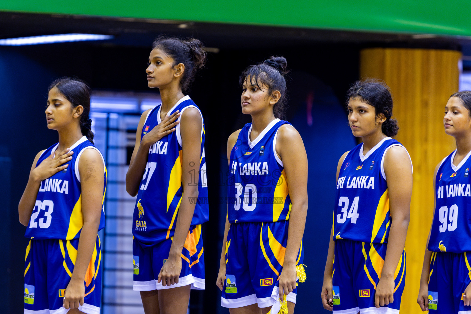 India vs SriLanka in Day 1 of Under 16 Woman's Asian Cup SABA Qualifiers 2025 was held in Social Center, Male', Maldives on 12th June 2025. Photos: Nausham Waheed / images.mv