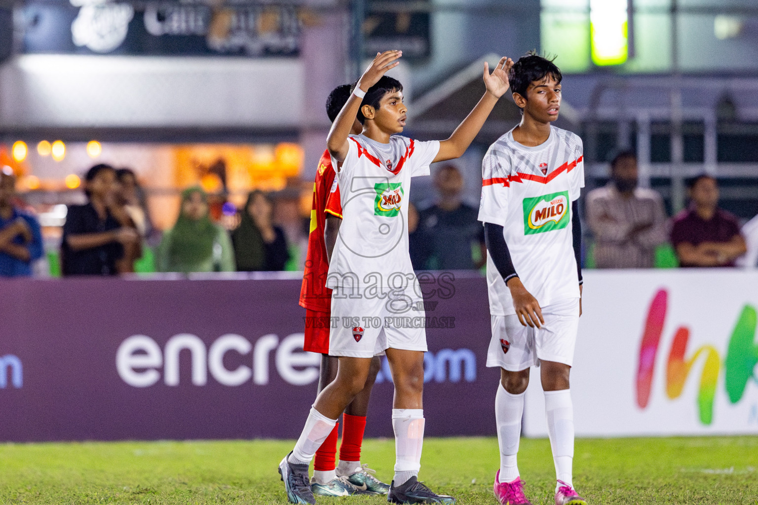 Under 14 Victory vs TC on day 3 of Dhivehi Youth League 2024 held at Henveiru Stadium on Saturday, 23rd November 2024. Photos: Nausham Waheed/ Images.mv