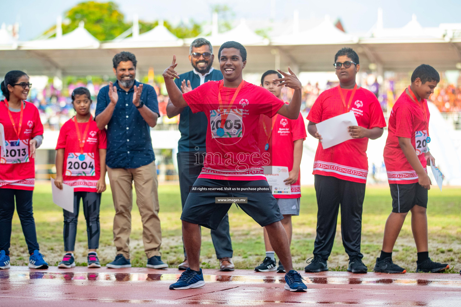 Day one of Inter School Athletics Championship 2023 was held at Hulhumale' Running Track at Hulhumale', Maldives on Saturday, 14th May 2023. Photos: Nausham Waheed / images.mv