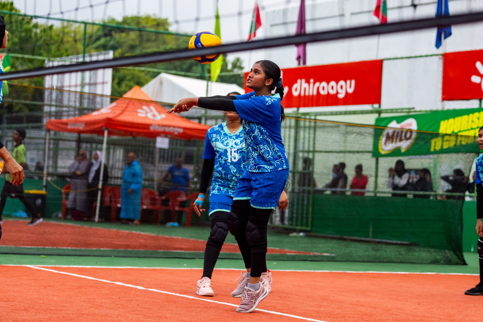 Day 2 of Interschool Volleyball Tournament 2024 was held in Ekuveni Volleyball Court at Male', Maldives on Sunday, 24th November 2024. Photos: Nausham Waheed / images.mv