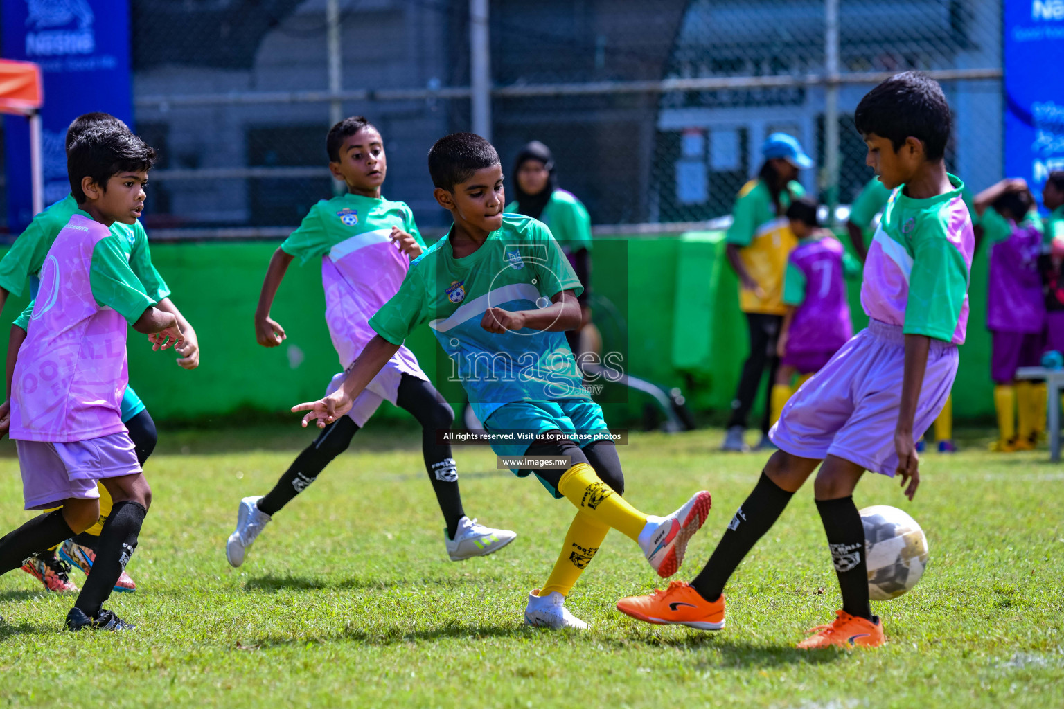 Day 1 of Milo Kids Football Fiesta 2022 was held in Male', Maldives on 19th October 2022. Photos: Nausham Waheed/ images.mv