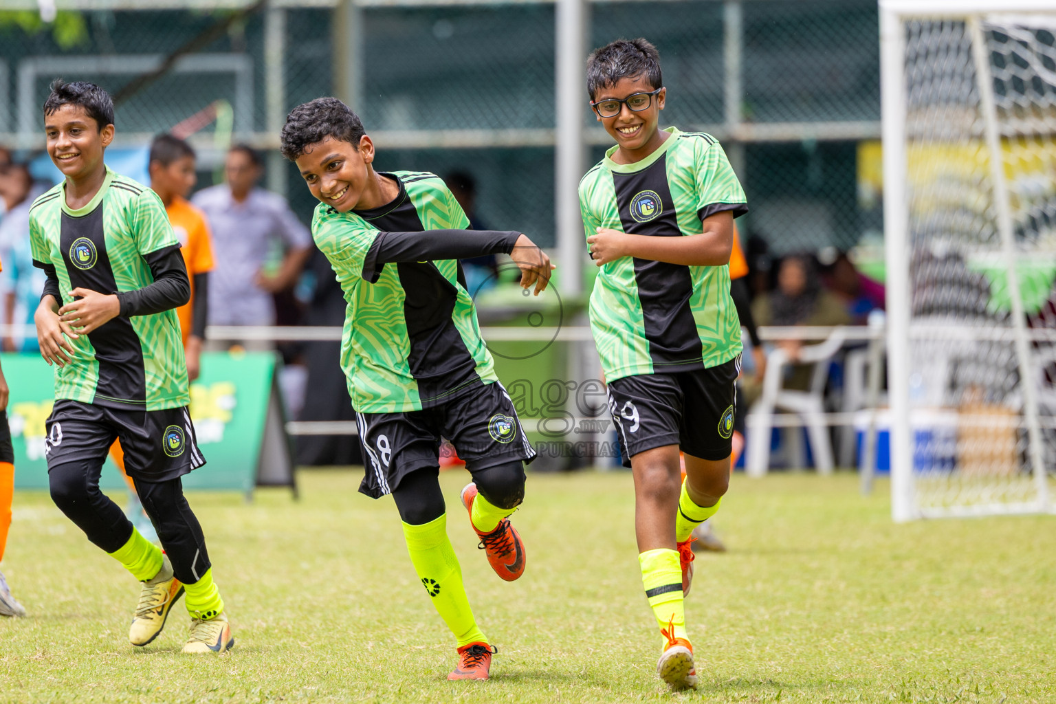 Day 1 of MILO Academy Championship 2025 (U-12) was held at Henveiru Stadium in Male', Maldives on Thursday, 1st May 2025. Photos: Ismail Thoriq / images.mv