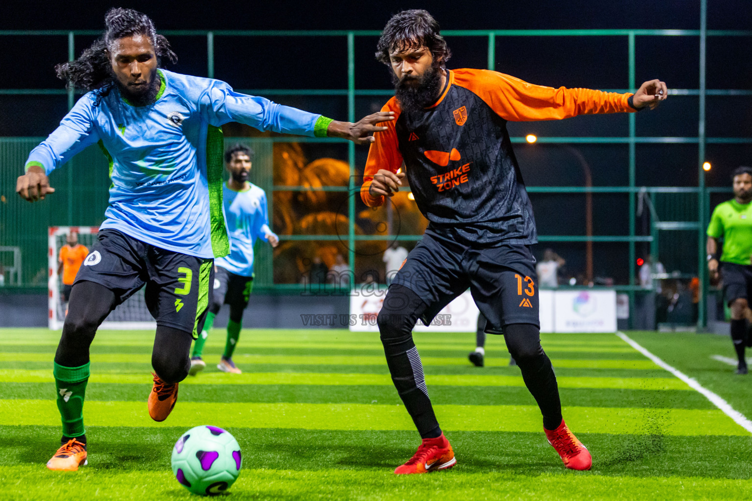 Baakee Sports Club vs FC Calms in Day 1 of BG Futsal Challenge 2024 was held on Thursday, 12th March 2024, in Male', Maldives Photos: Nausham Waheed / images.mv