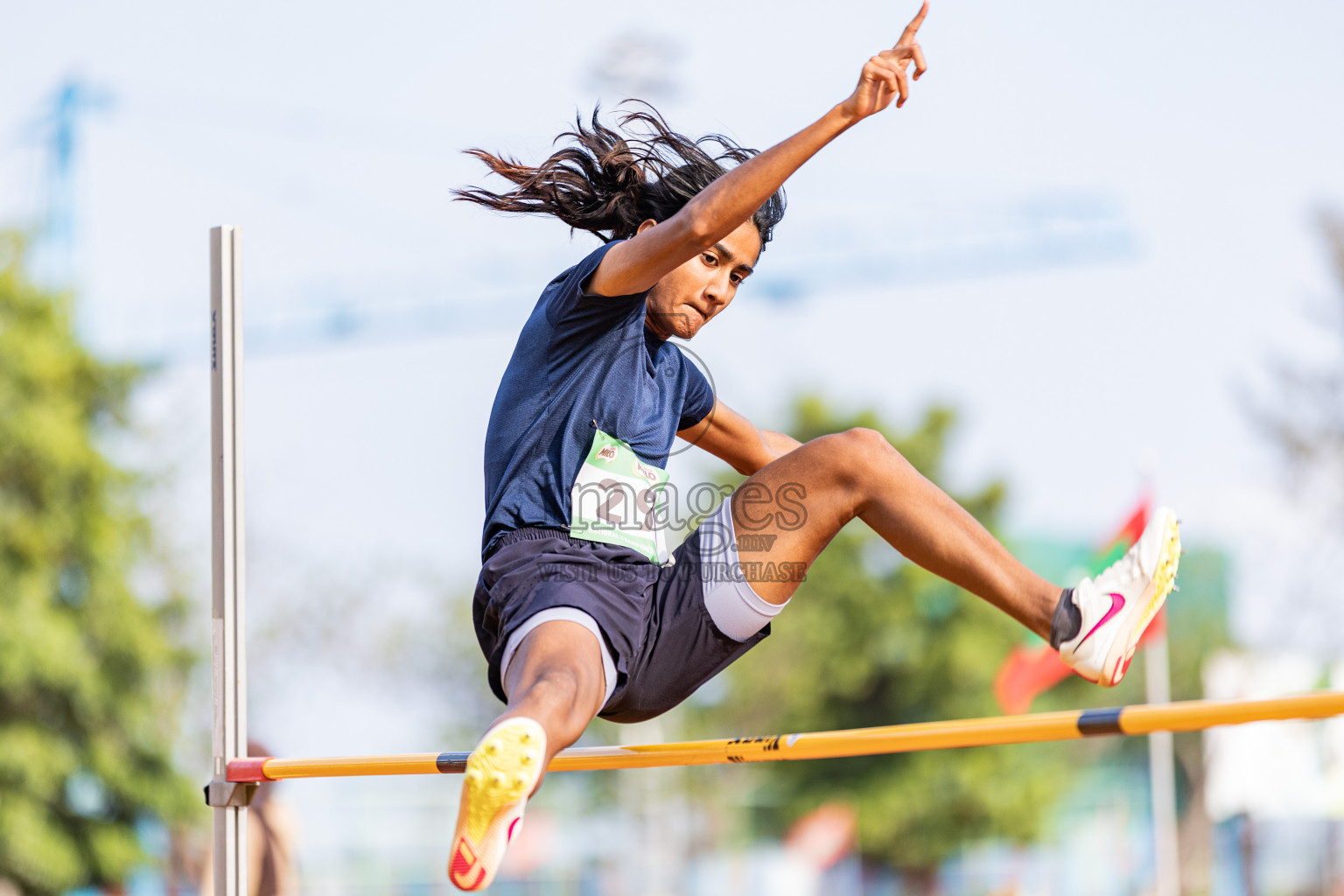 Day 1 of National Athletics Championship 2025 was held at Ekuveni Running Ground in Male', Maldives on Thursday, 14th August 2025. Photos: Areef Adam / images.mv