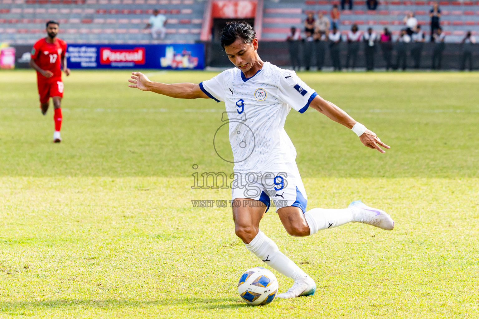 Maldives vs Philippines in AFC Asian Cup Qualifies held in National Football Stadium, Male', Maldives on Tuesday, 18th November 2025. Photos: Nausham Waheed / Images.mv