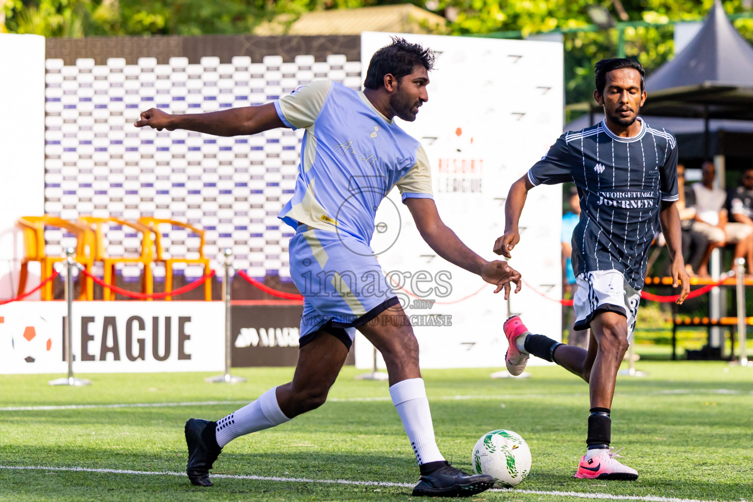 Amilla vs Anantara in Day 2 of Resort League 2025 (Baa Zone) was held on Thursday, 10th July 2025 in Avani+ Fares Maldives Resort, Baa Atoll, Maldives. Photos: Nausham Waheed / images.mv