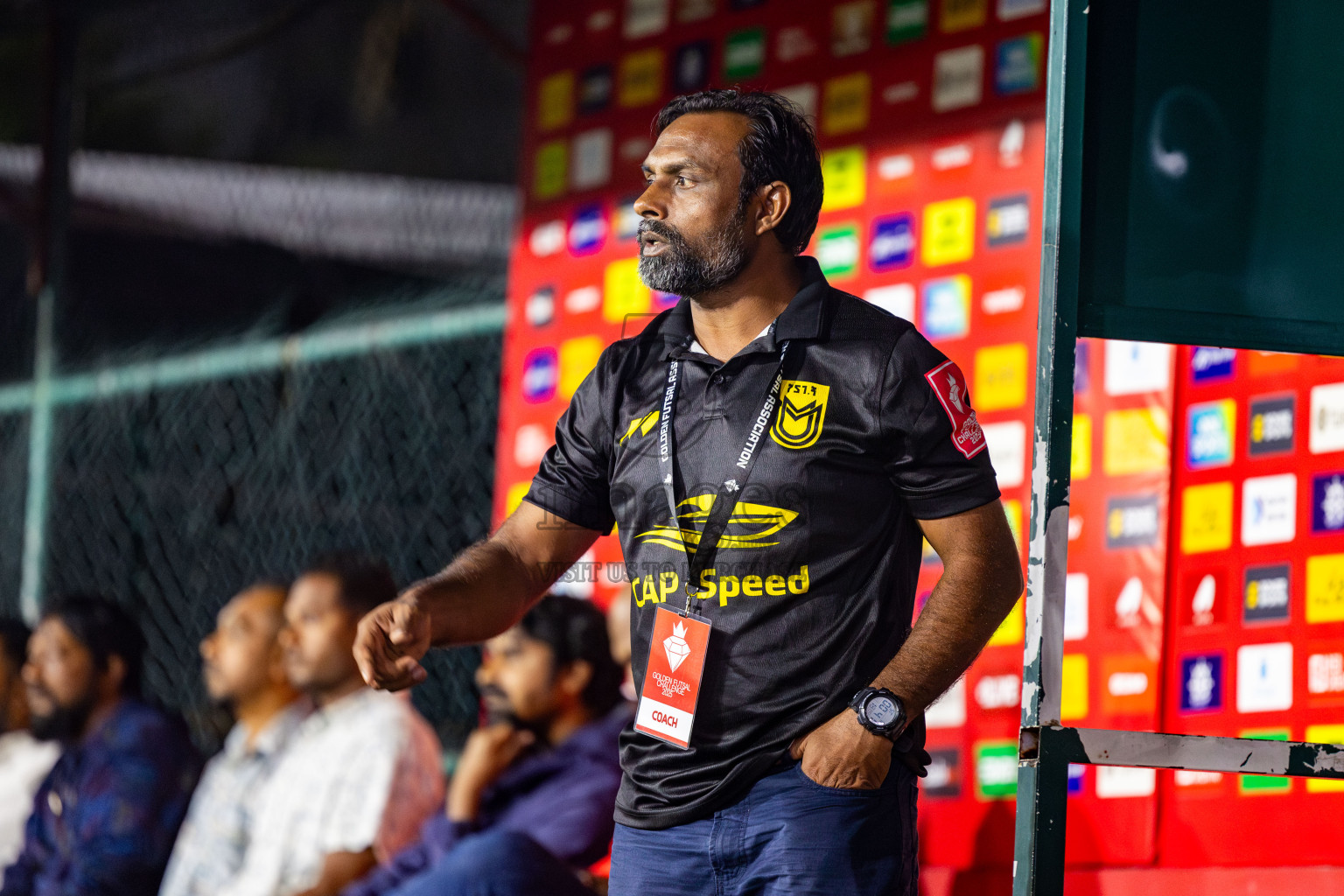 F Magoodhoo vs F Dharanboodhoo in Day 21 of Golden Futsal Challenge 2025 was held on Saturday , 25th January 2025, in Hulhumale', Maldives. Photos: Nausham Waheed / images.mv