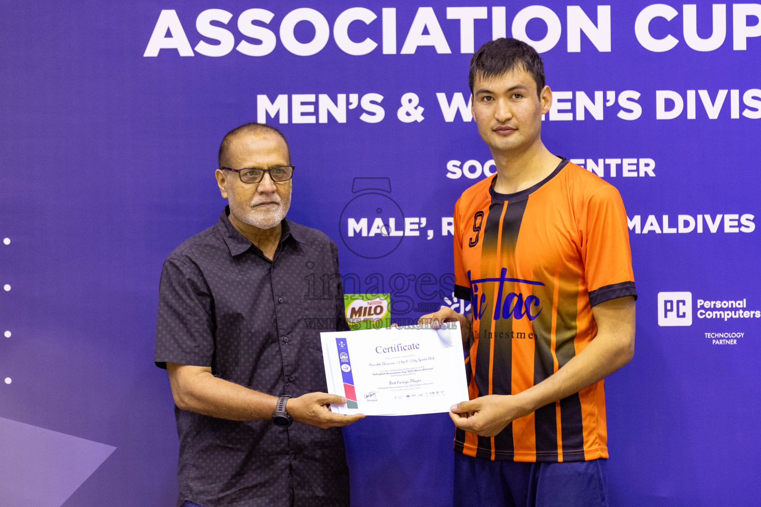 Final of Men's Division of Volleyball Association Cup 2023 held in Male', Maldives on Tuesday, 26th December 2023 at Social Center Indoor Hall Photos By: Nausham Waheed /images.mv