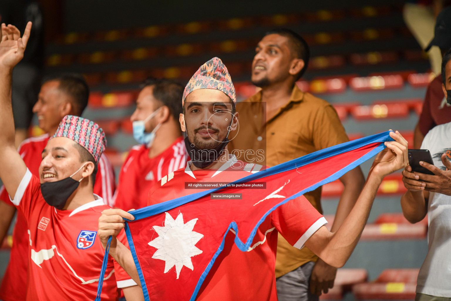 Nepal vs Sri Lanka in SAFF Championship 2021 held on 4th October 2021 in Galolhu National Stadium, Male', Maldives