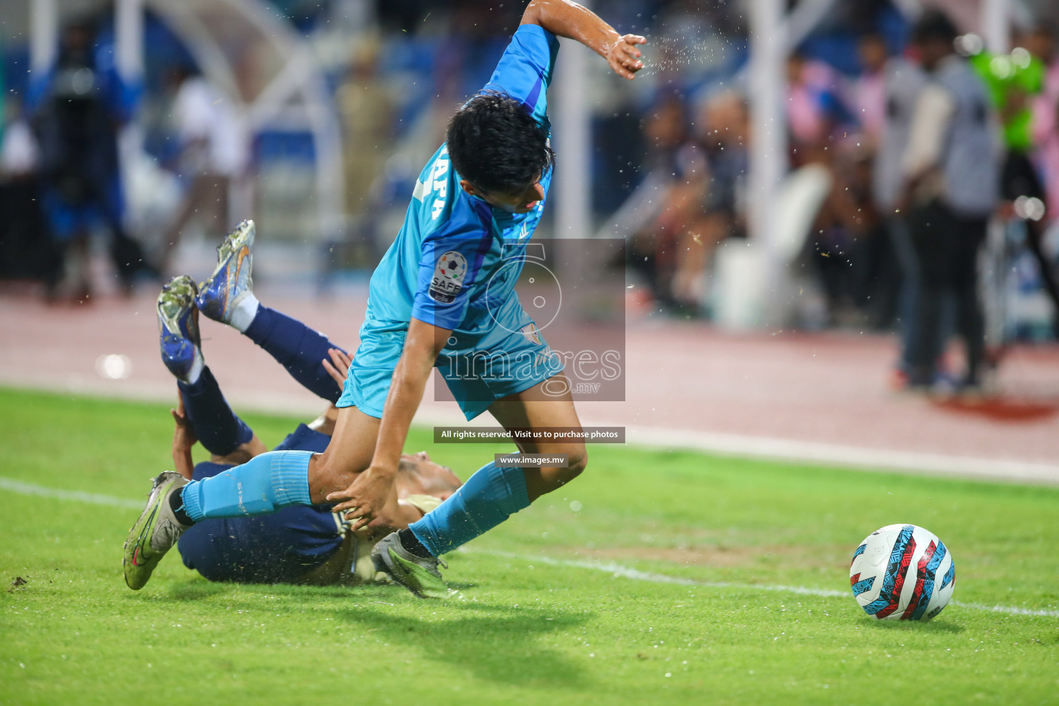 India vs Kuwait in SAFF Championship 2023 held in Sree Kanteerava Stadium, Bengaluru, India, on Tuesday, 27th June 2023. Photos: Nausham Waheed, Hassan Simah / images.mv