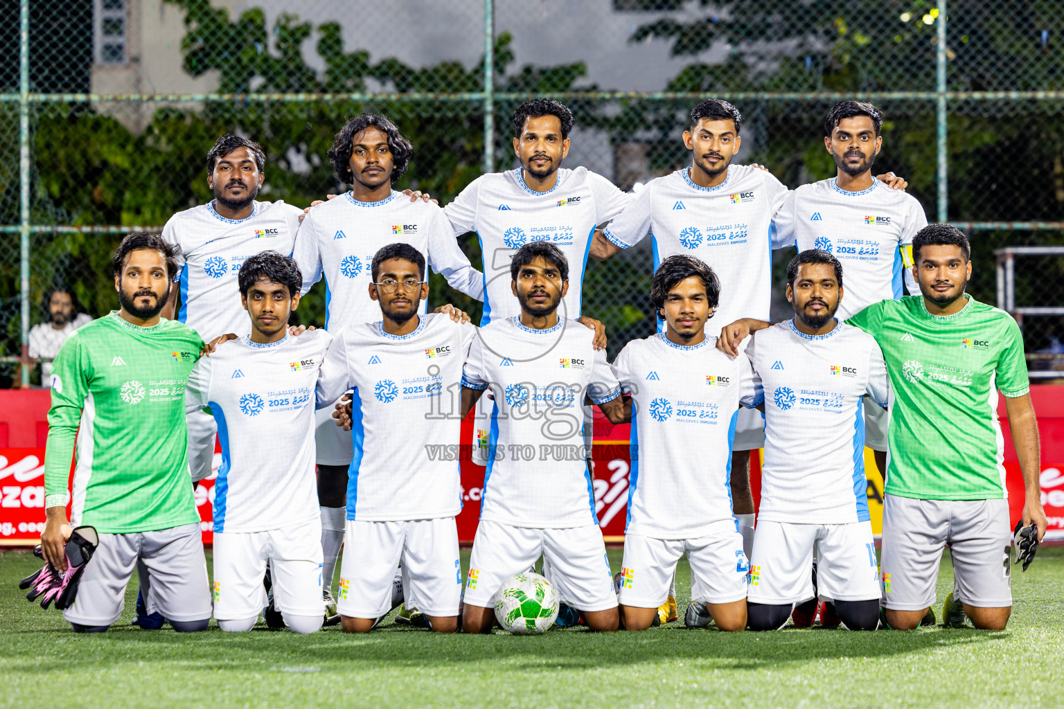 Club Male' City vs BCC in Day 3 of Office League 2025 was held on Friday, 18th April 2025 in Hulhumale', Maldives. Photos: Nausham Waheed / images.mv