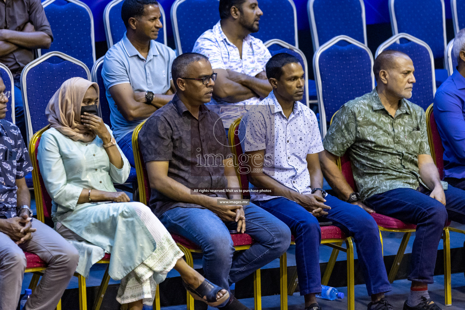 Sports Club City vs Dhivehi Sifainge Club in the Finals of National Volleyball Tournament 2022 on Thursday, 07th July 2022, held in Social Center, Male', Maldives