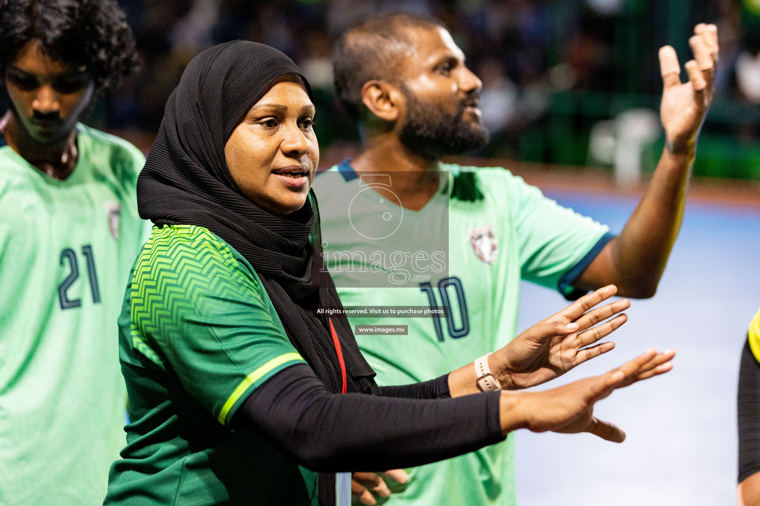 Day 10 of 6th MILO Handball Maldives Championship 2023, held in Handball ground, Male', Maldives on 29th May 2023 Photos: Shuu Abdul Sattar/ Images.mv