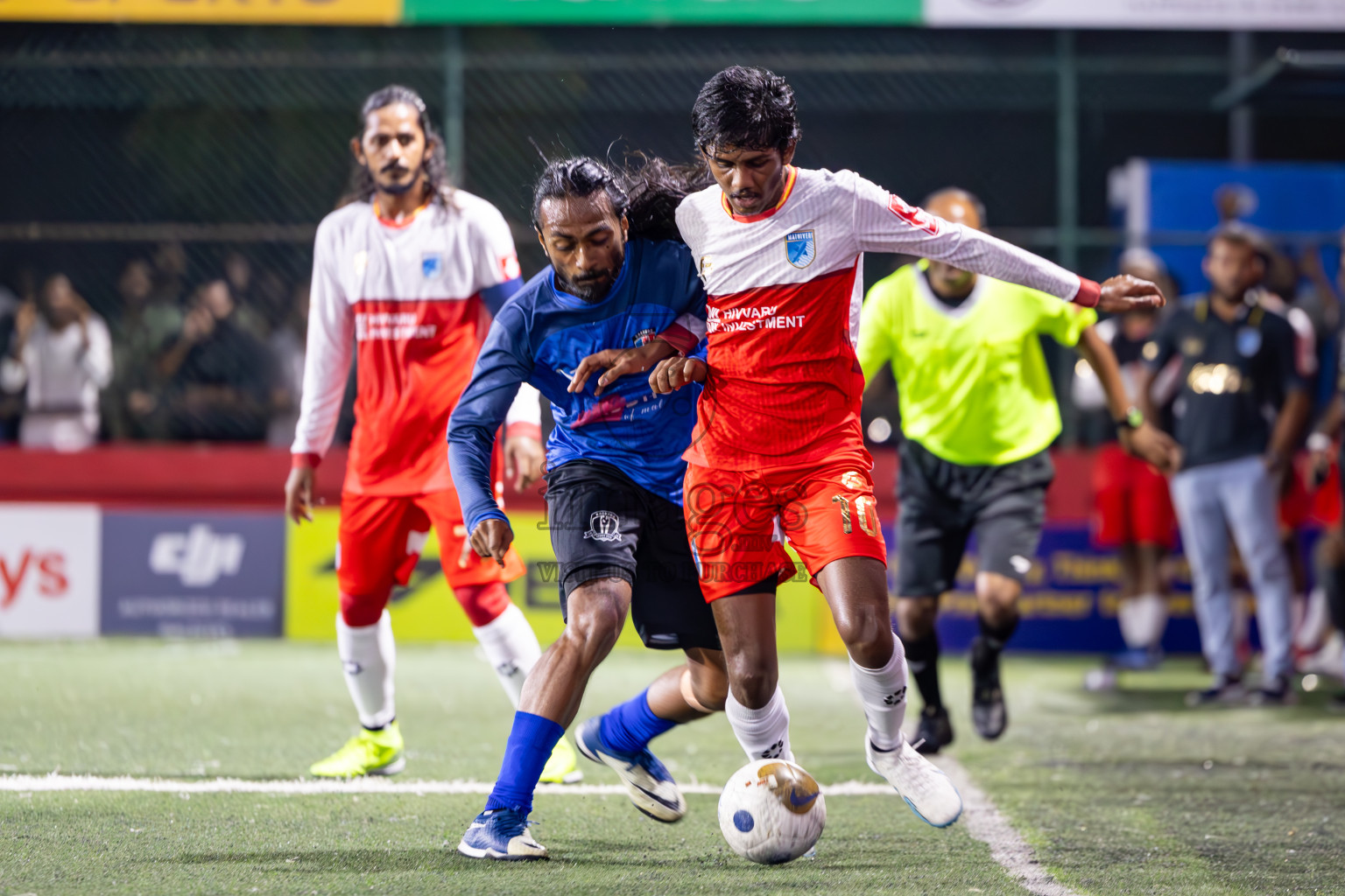 AA Mathiveri vs AA Rasdhoo in Day 15 of Golden Futsal Challenge 2025 was held on Sunday, 19th January 2025, in Hulhumale', Maldives. Photos: Ismail Thoriq / images.mv