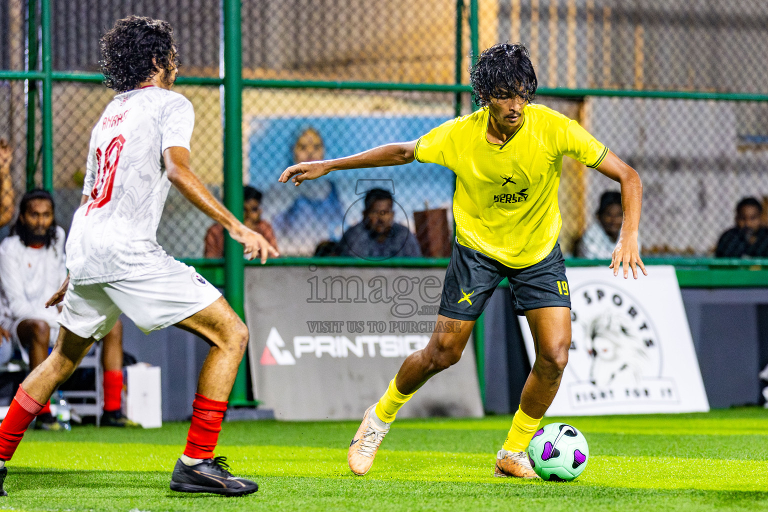 Xephyrs vs Anakee SC in Day 3 of BG Futsal Challenge 2024 was held on Thursday, 14th March 2024, in Male', Maldives Photos: Nausham Waheed / images.mv