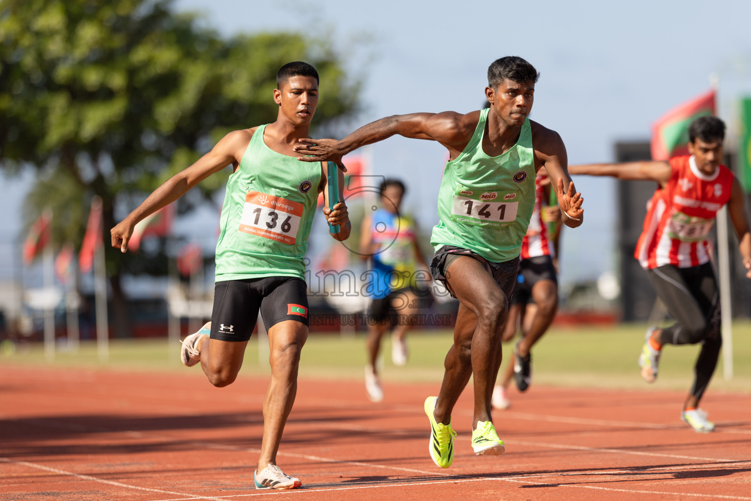 Day 3 of National Athletics Championship 2025 was held at Ekuveni Running Ground in Male', Maldives on Saturday, 16th August 2025. Photos: Hasni / images.mv