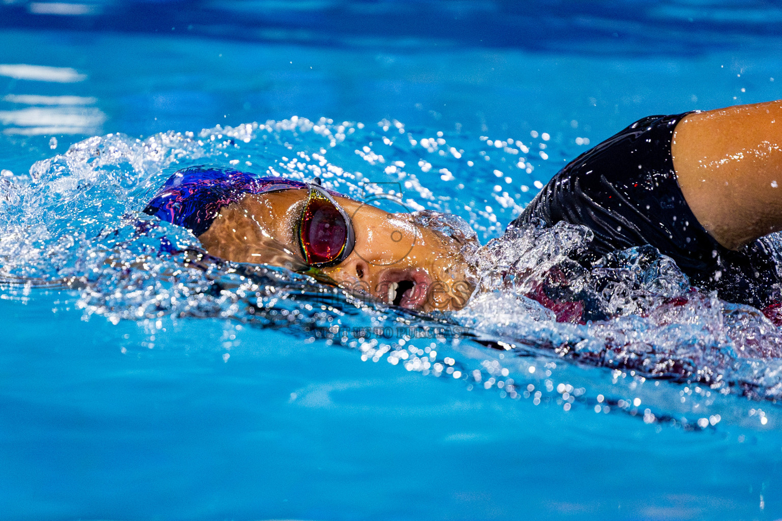 Day 3 of National Swimming Competition 2024 held in Hulhumale', Maldives on Sunday, 15th December 2024. Photos: Nausham Waheed/ images.mv