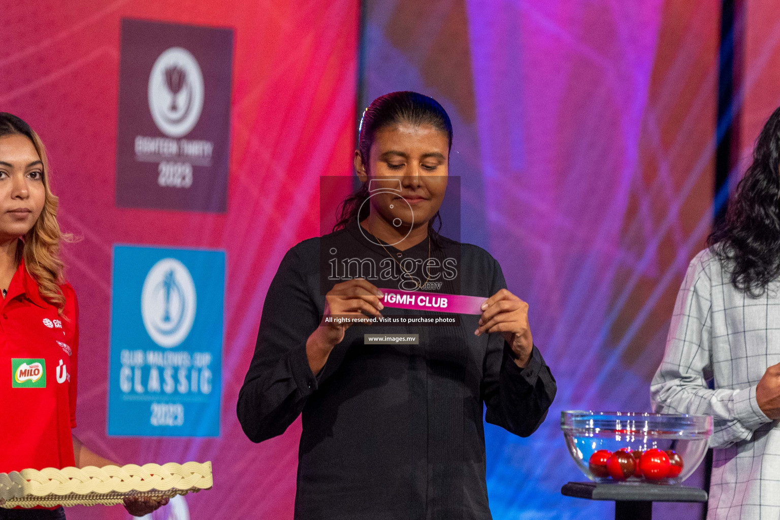 Draw ceremony of Club Maldives 2023 was held on Thursday, 6th July 2023 at PSM Studio in Male', Maldives.  Photos: Ismail Thoriq / images.mv