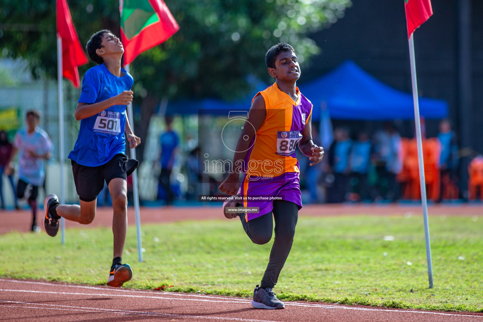 Day 2 of Inter-School Athletics Championship held in Male', Maldives on 25th May 2022. Photos by: Maanish / images.mv