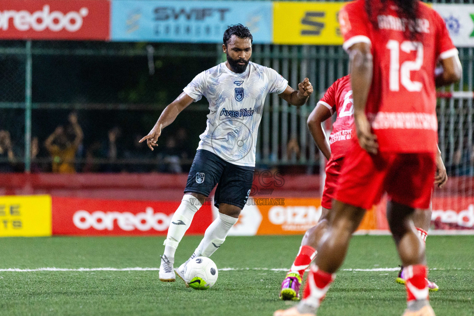 F Dharanboodhoo vs F Nilandhoo in Day 17 of Golden Futsal Challenge 2024 was held on Wednesday, 31st January 2024, in Hulhumale', Maldives Photos: Nausham Waheed / images.mv