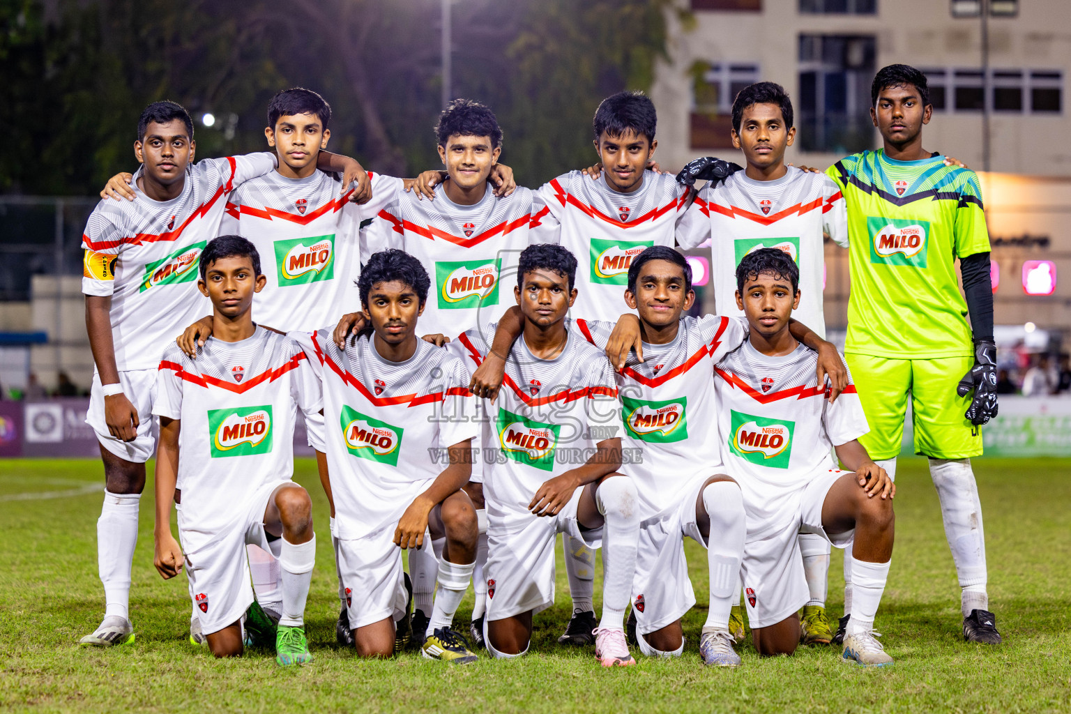 Under 14 Victory vs TC on day 3 of Dhivehi Youth League 2024 held at Henveiru Stadium on Saturday, 23rd November 2024. Photos: Nausham Waheed/ Images.mv