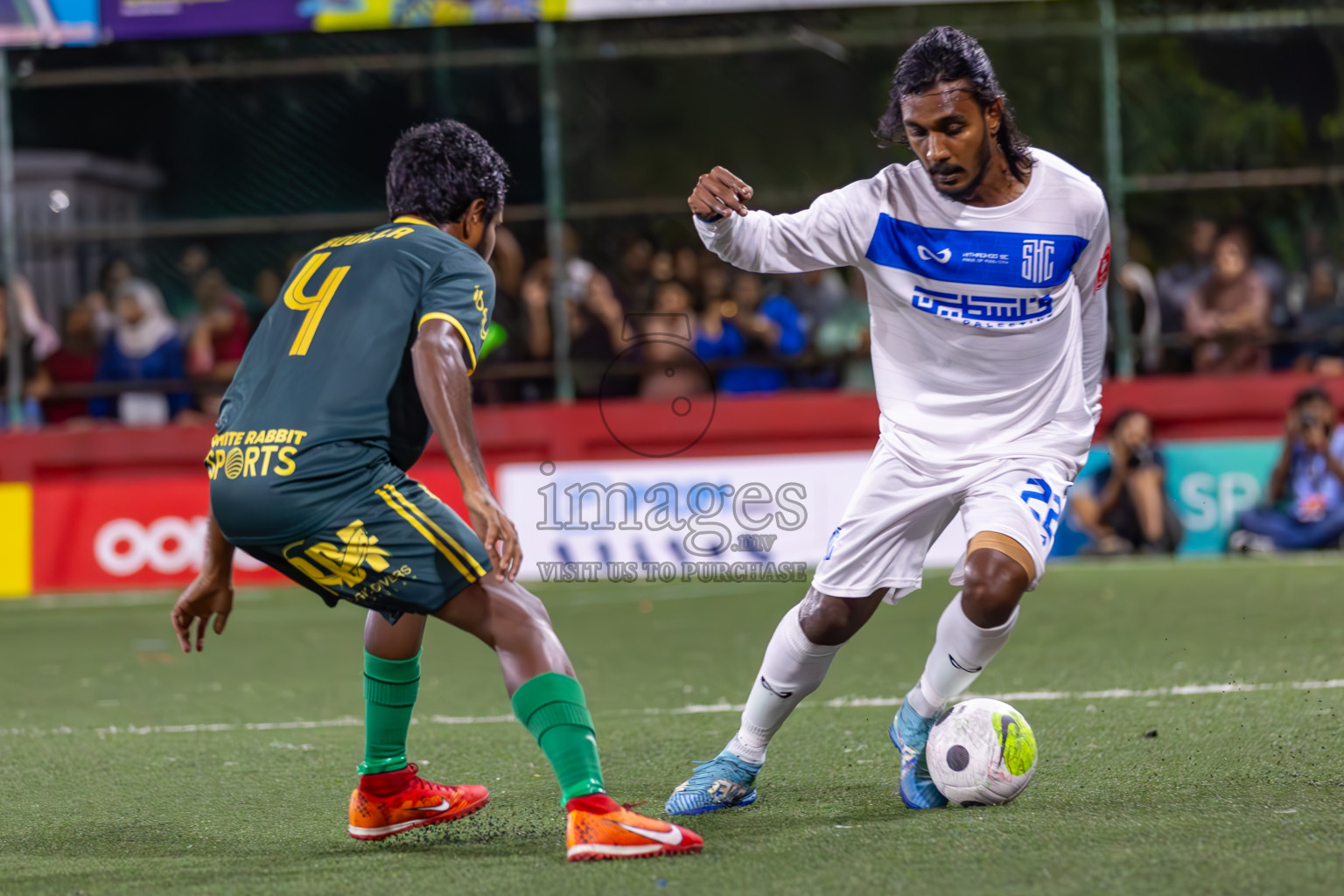 Dhanimagu vs S Hthadhoo in Zone  Final on Day 389 of Golden Futsal Challenge 2024 which was held on Saturday, 24th February 2024, in Hulhumale', Maldives Photos: Ismail Thoriq / images.mv