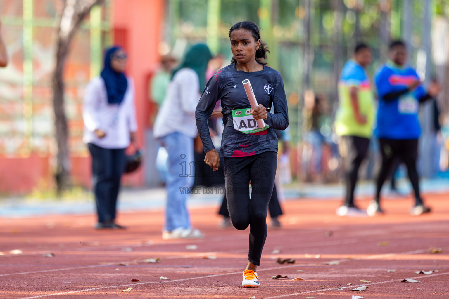 Day 2 of 12th Milo Association Championships was held in Ekuveni Track at Male', Maldives on Friday, 25th April 2025. Photos: Ismail Thoriq / images.mv