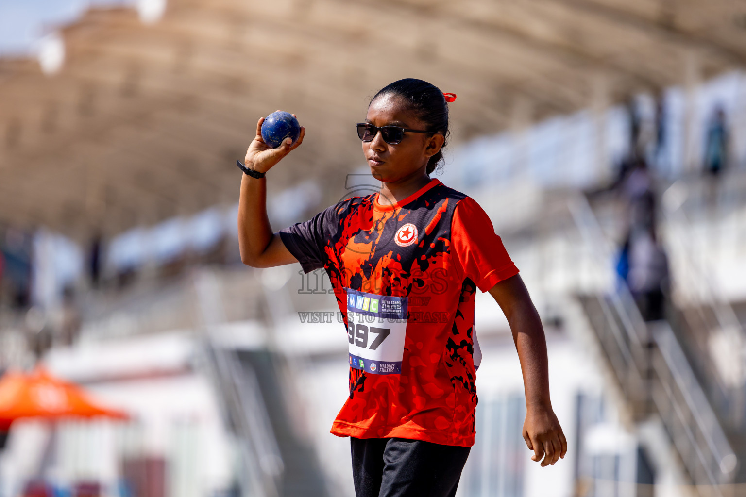 Day 4 of MWSC Interschool Athletics Championships 2024 held in Hulhumale Running Track, Hulhumale, Maldives on Tuesday, 12th November 2024. Photos by: Nausham Waheed / Images.mv