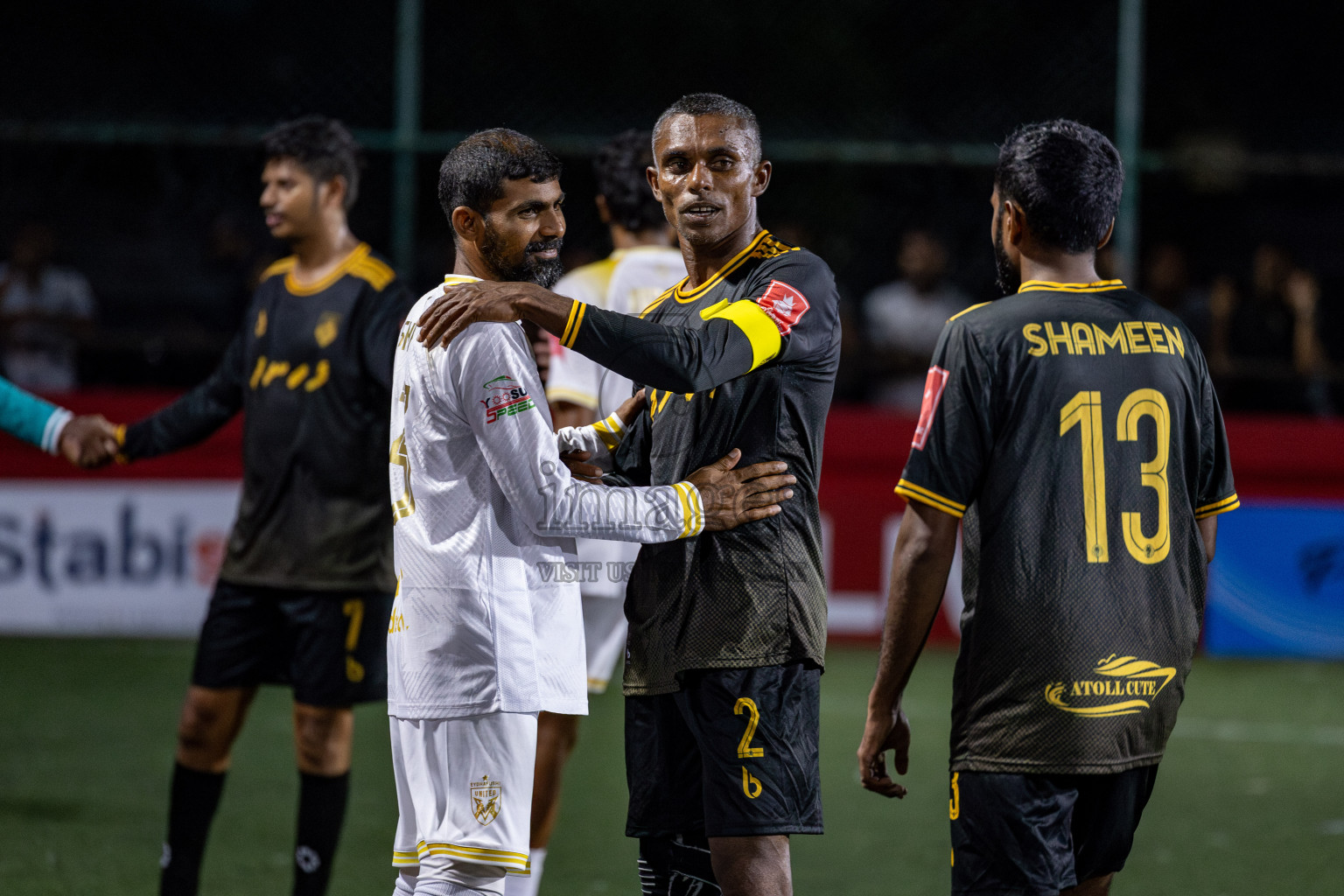 B Fehendhoo VS B Eydhafushi in Day 21 of Golden Futsal Challenge 2025 was held on Saturday, 25 January 2025, in Hulhumale', Maldives. 
Photos: Hassan Simah / images.mv
