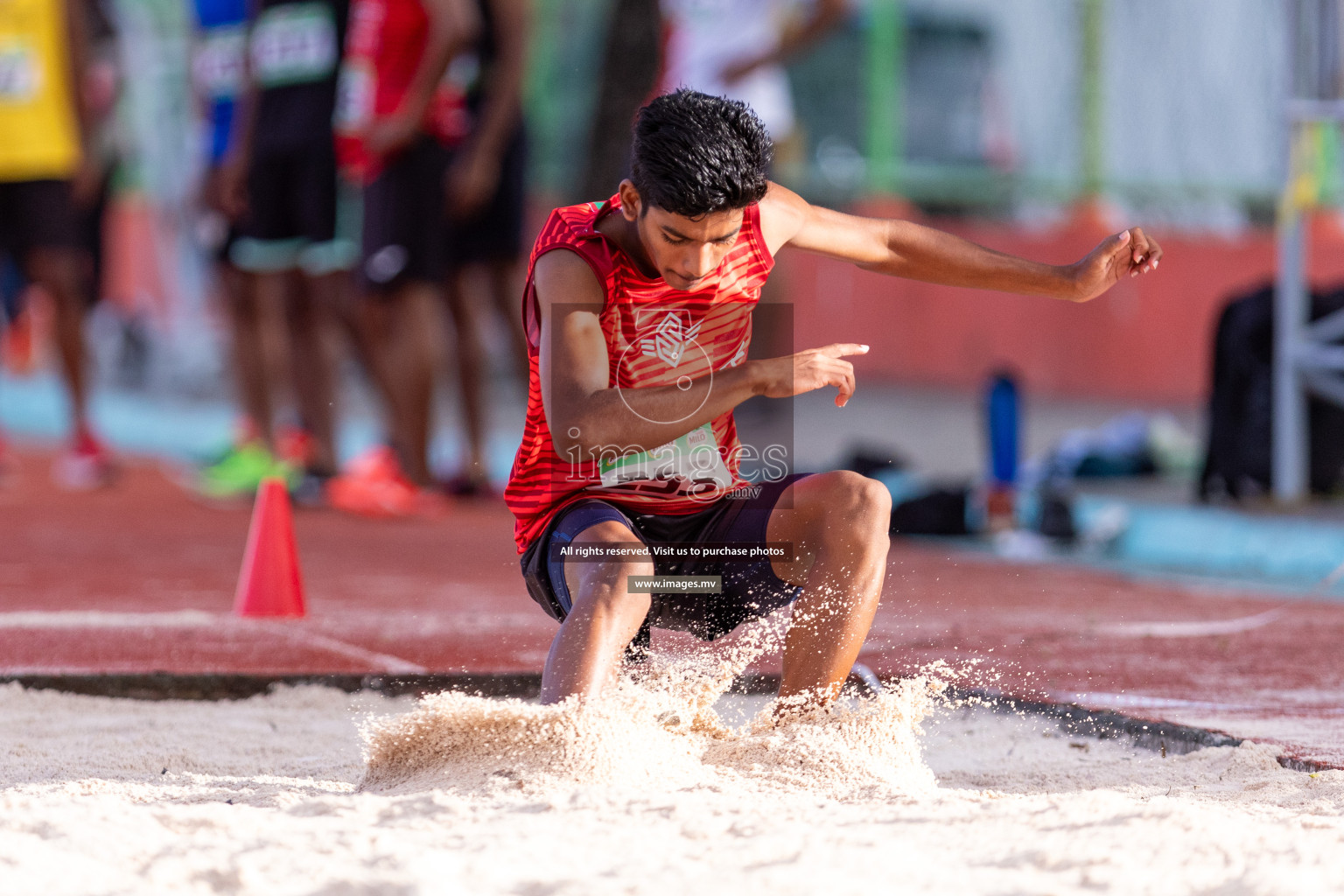 Day 2 of National Athletics Championship 2023 was held in Ekuveni Track at Male', Maldives on Saturday, 25th November 2023. Photos: Nausham Waheed / images.mv