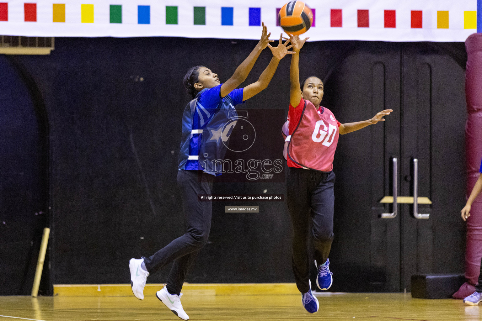 Day 8 of 24th Interschool Netball Tournament 2023 was held in Social Center, Male', Maldives on 3rd November 2023. Photos: Nausham Waheed / images.mv