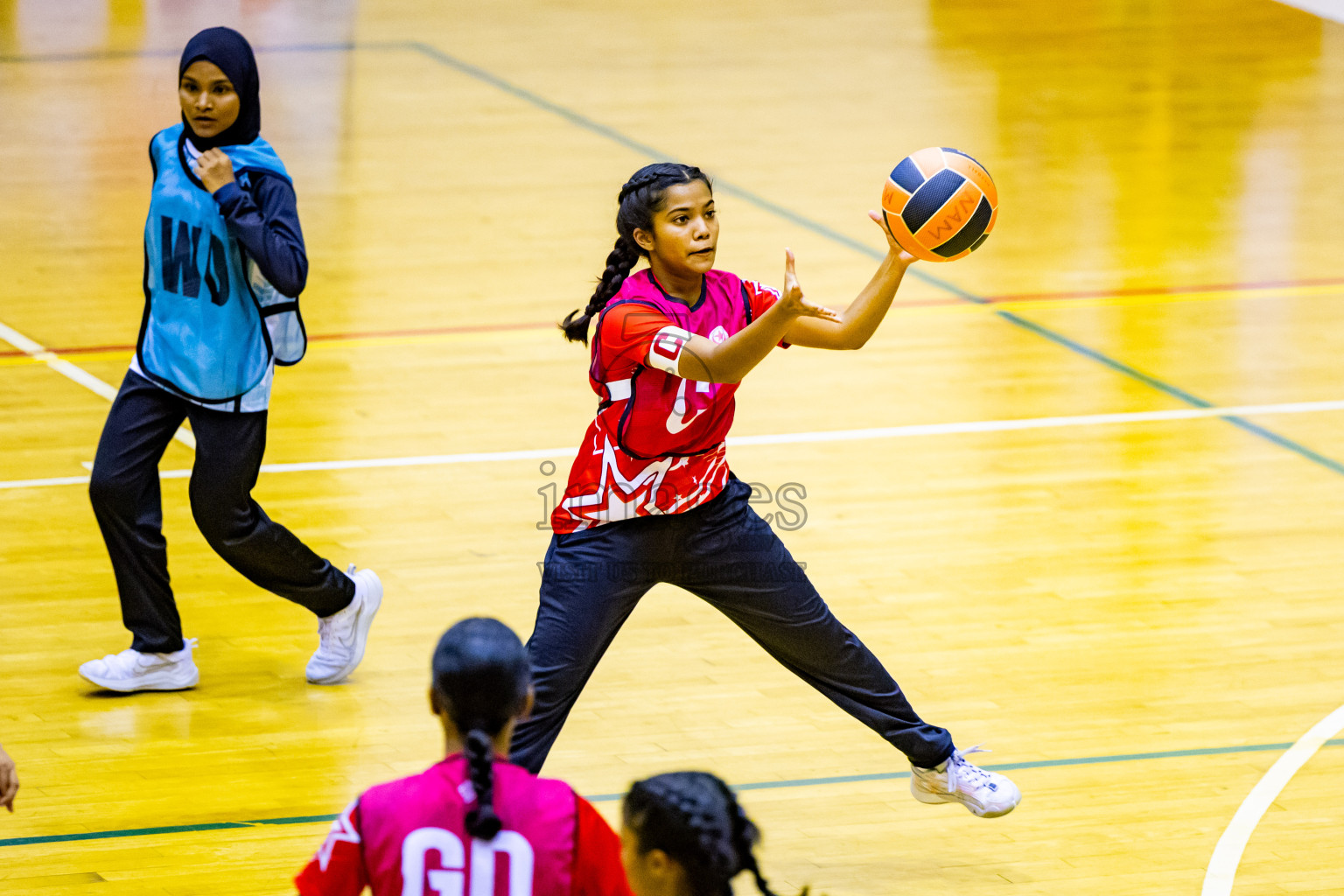 Day 14 of 25th Inter-School Netball Tournament was held in Social Center at Male', Maldives on Sunday, 25th August 2024. Photos: Nausham Waheed / images.mv