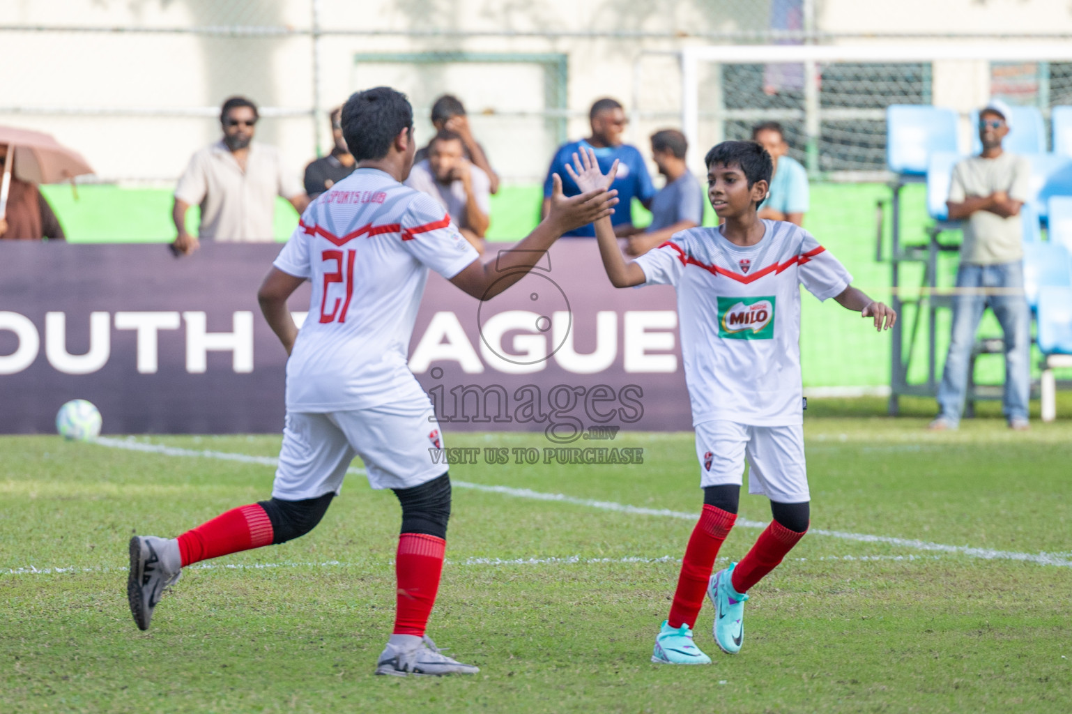 Dhivehi Youth League 2024 - Day 1. Matches held at Henveiru Stadium on 21st November 2024 , Thursday. Photos: Ismail Thoriq/ Images.mv