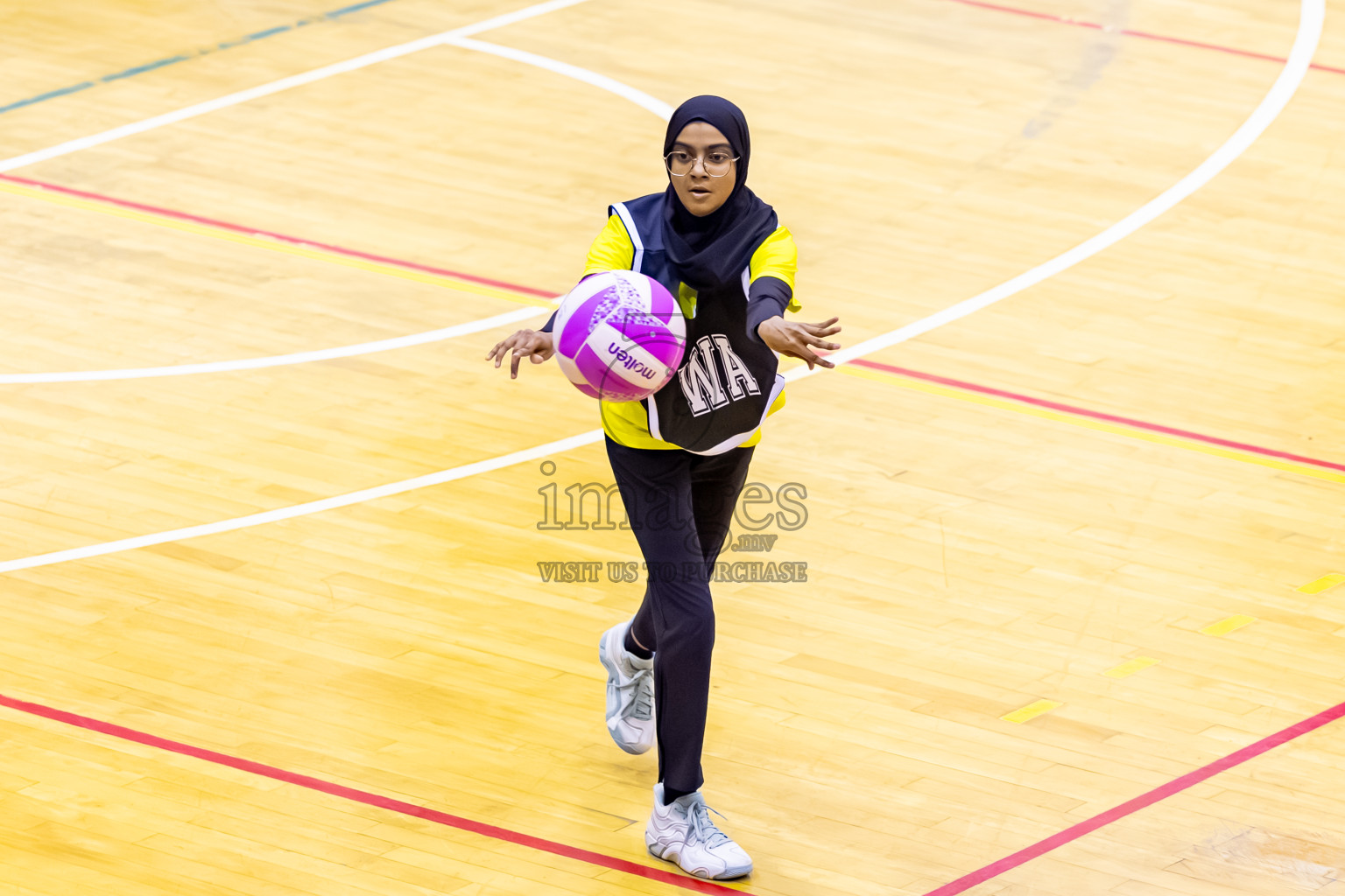 C Matrix vs KYRC in Day 2 of 24th Milo Netball Association Championship held in Social Center at Male', Maldives on Tuesday, 2nd September 2025. Photos: Nausham Waheed / images.mv
