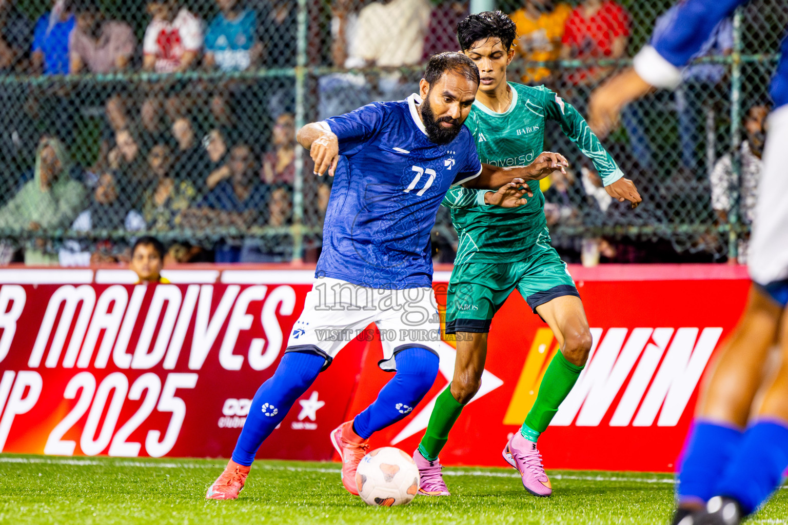 MACL vs Baros in Day 4 of Club Maldives Cup 2025 was held in Rehendi Futsal Ground, Hulhumale', Maldives on Thursday, 2nd October 2025. Photos: Nausham Waheed / images.mv