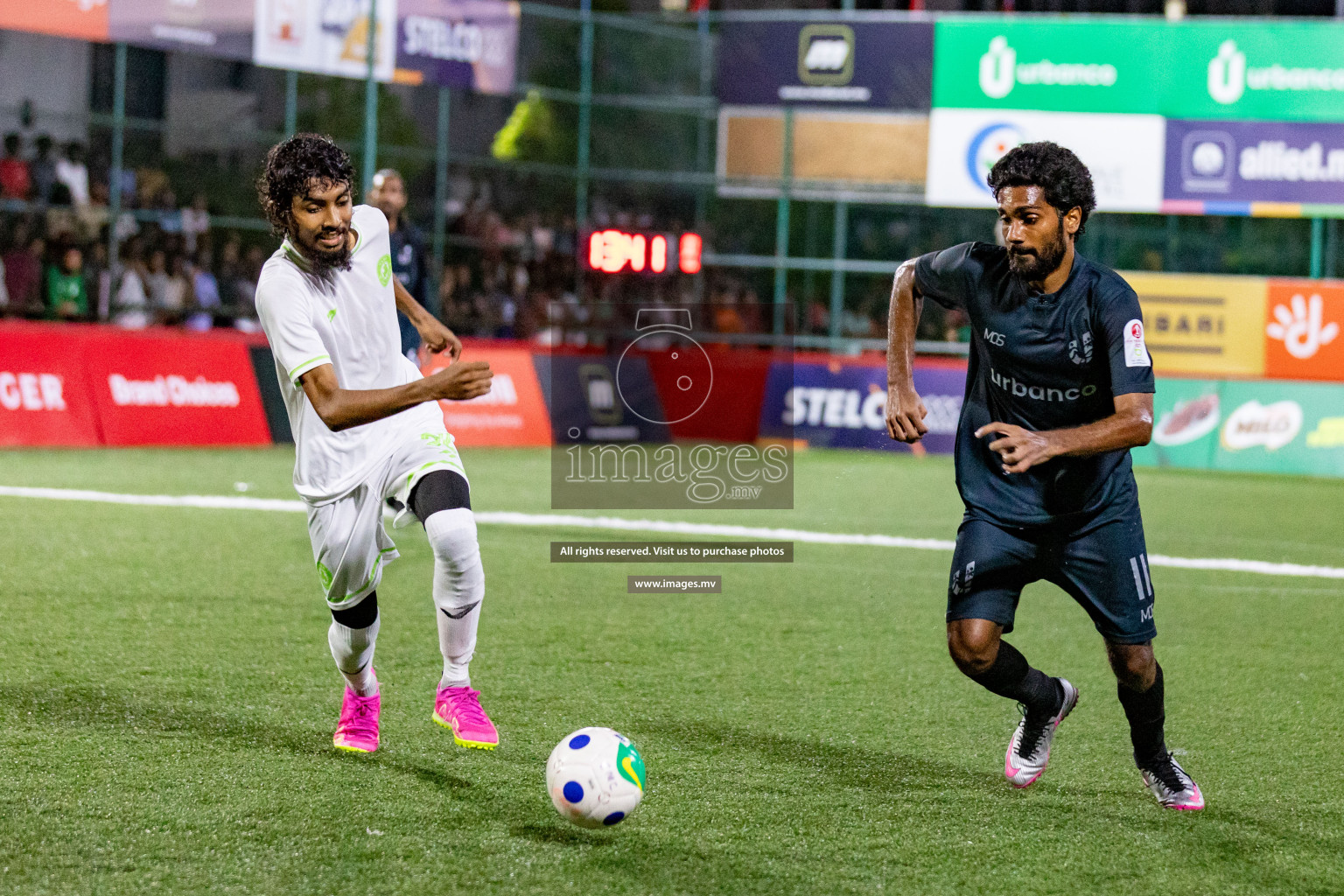 Club Urbanco vs Club Immigration in Club Maldives Cup 2023 held in Hulhumale, Maldives, on Friday, 21st July 2023 Photos: Hassan Simah / images.mv