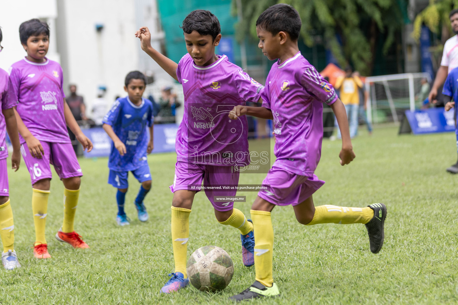 Day 1 of Nestle kids football fiesta, held in Henveyru Football Stadium, Male', Maldives on Wednesday, 11th October 2023 Photos: Shut Abdul Sattar/ Images.mv